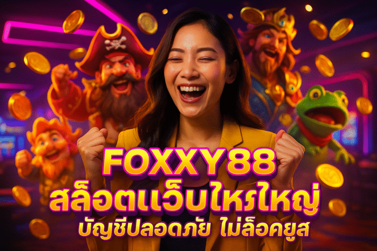 FOXXY88 สล็อตเว็บใหญ่ บัญชีปลอดภัย ไม่ล็อคยูส