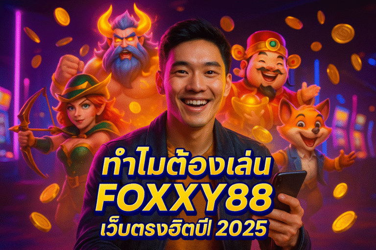 ทำไมต้องเล่น FOXXY88 เว็บตรงฮิตปี 2025