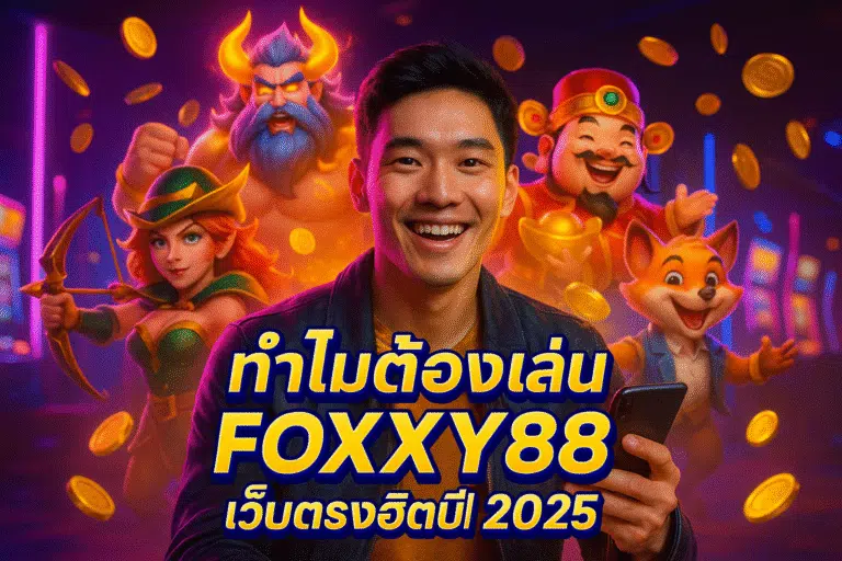 ทำไมต้องเล่น FOXXY88 เว็บตรงฮิตปี 2025