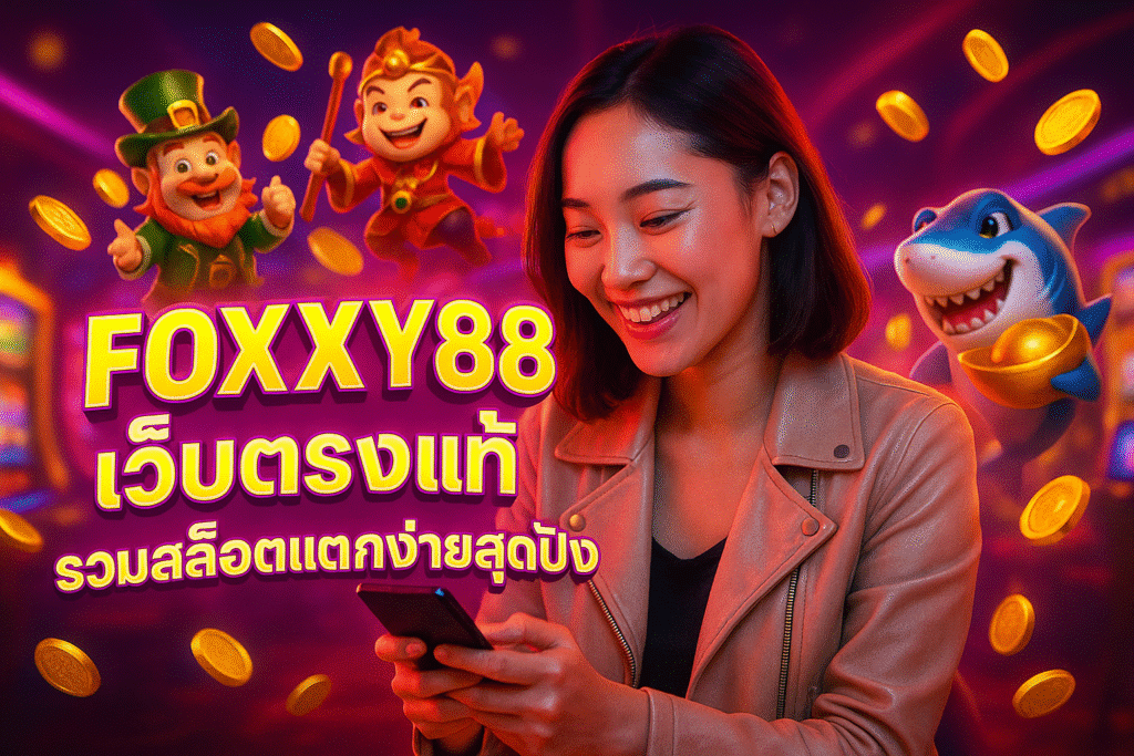FOXXY88 เว็บตรงแท้ รวมสล็อตแตกง่ายสุดปัง