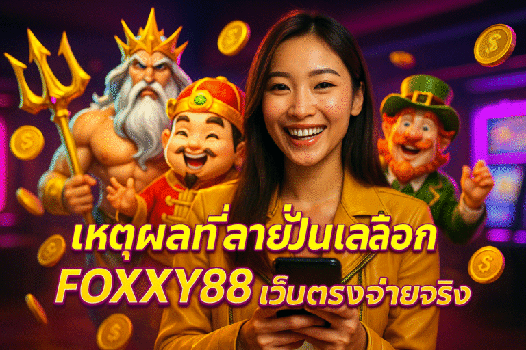 เหตุผลที่สายปั่นเลือก FOXXY88 เว็บตรงจ่ายจริง