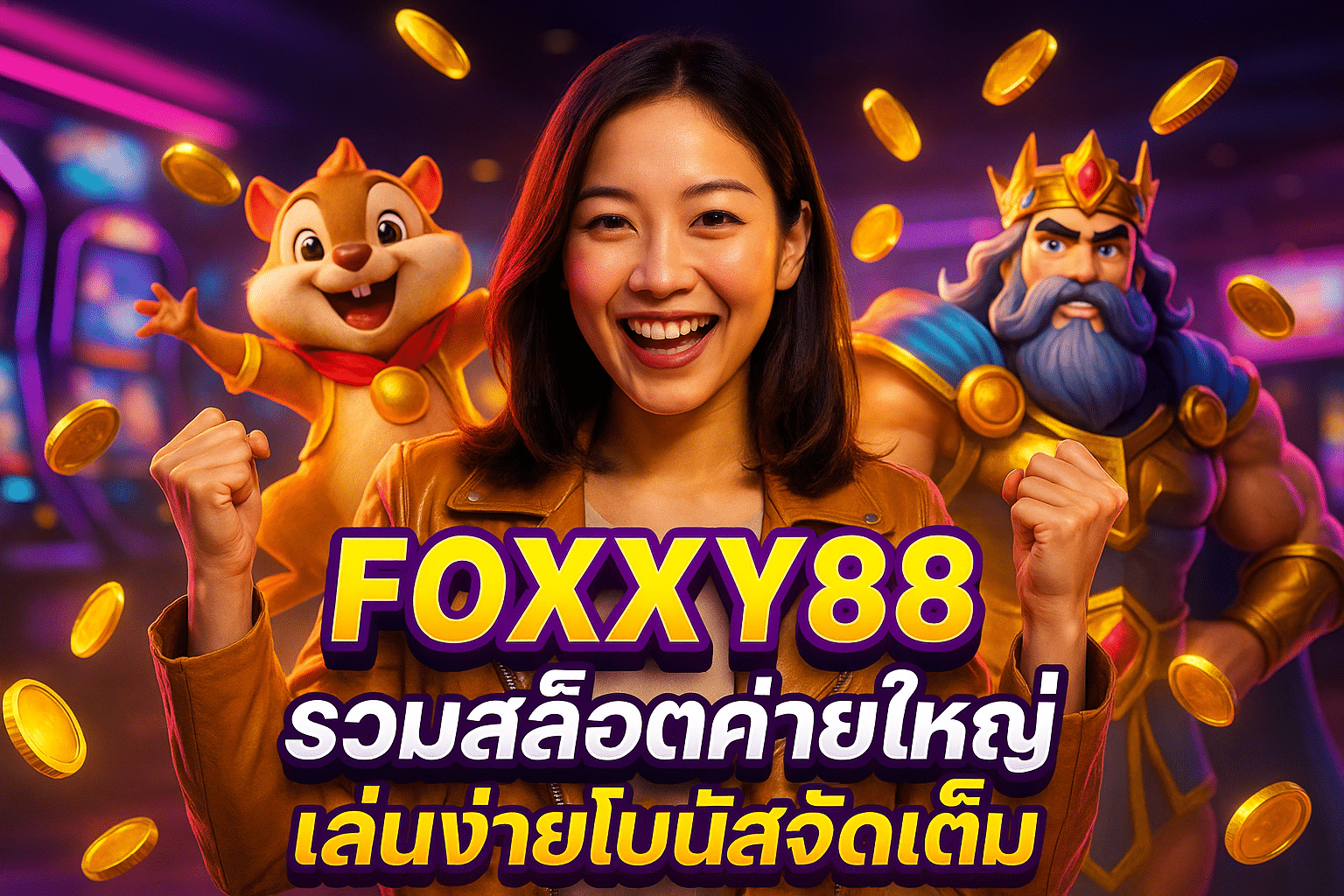 FOXXY88 รวมสล็อตค่ายใหญ่ เล่นง่ายโบนัสจัดเต็ม