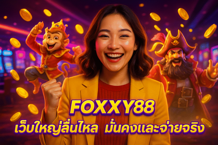 FOXXY88 เว็บใหญ่ลื่นไหล มั่นคงและจ่ายจริง
