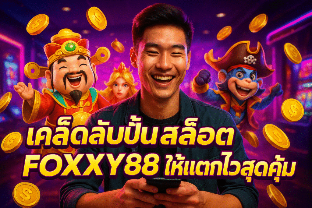 เคล็ดลับปั่นสล็อต FOXXY88 ให้แตกไวสุดคุ้ม